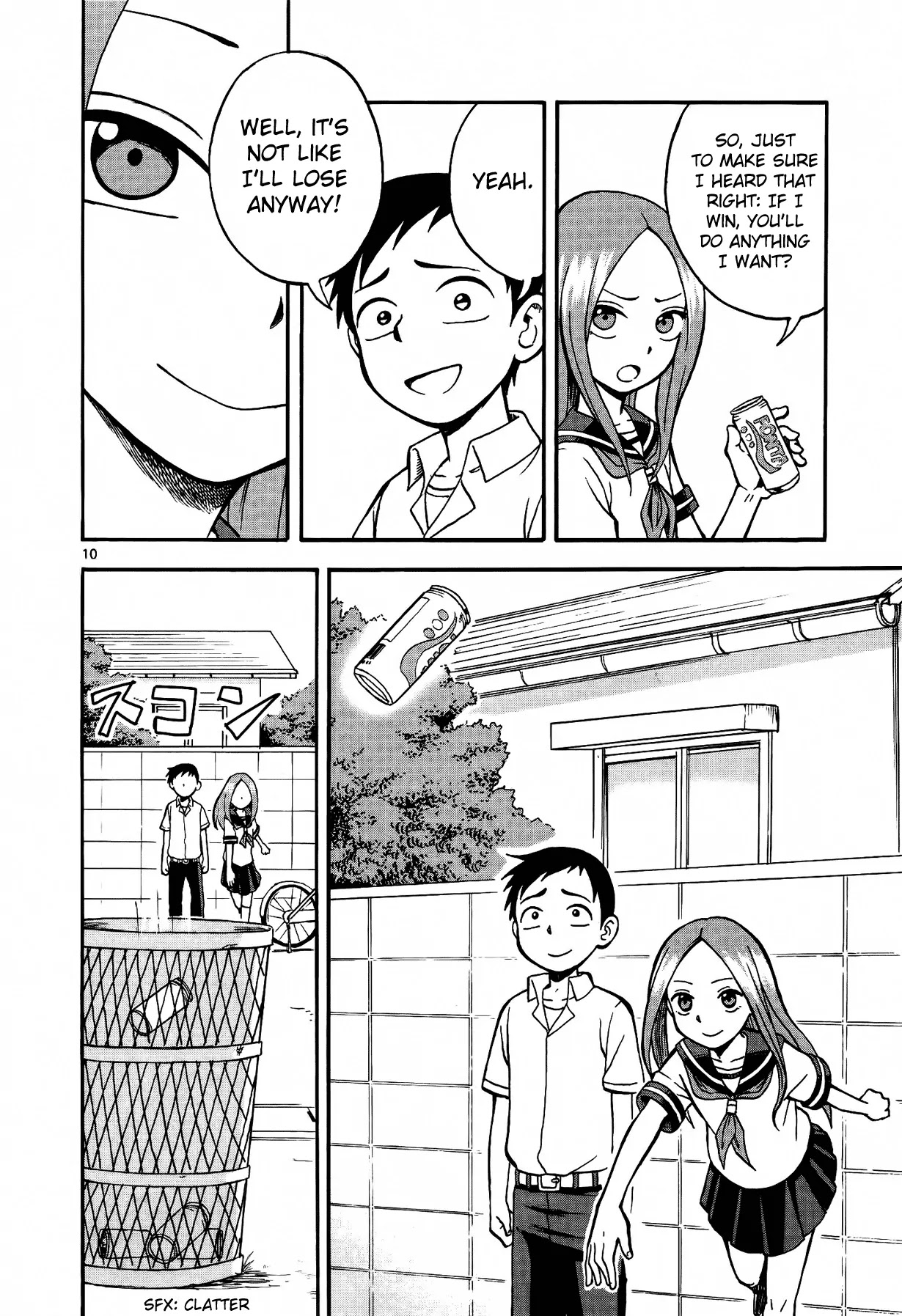 Karakai Jouzu no Takagi-san Chapter 5 page 11 - Chapter 5: Empty cans