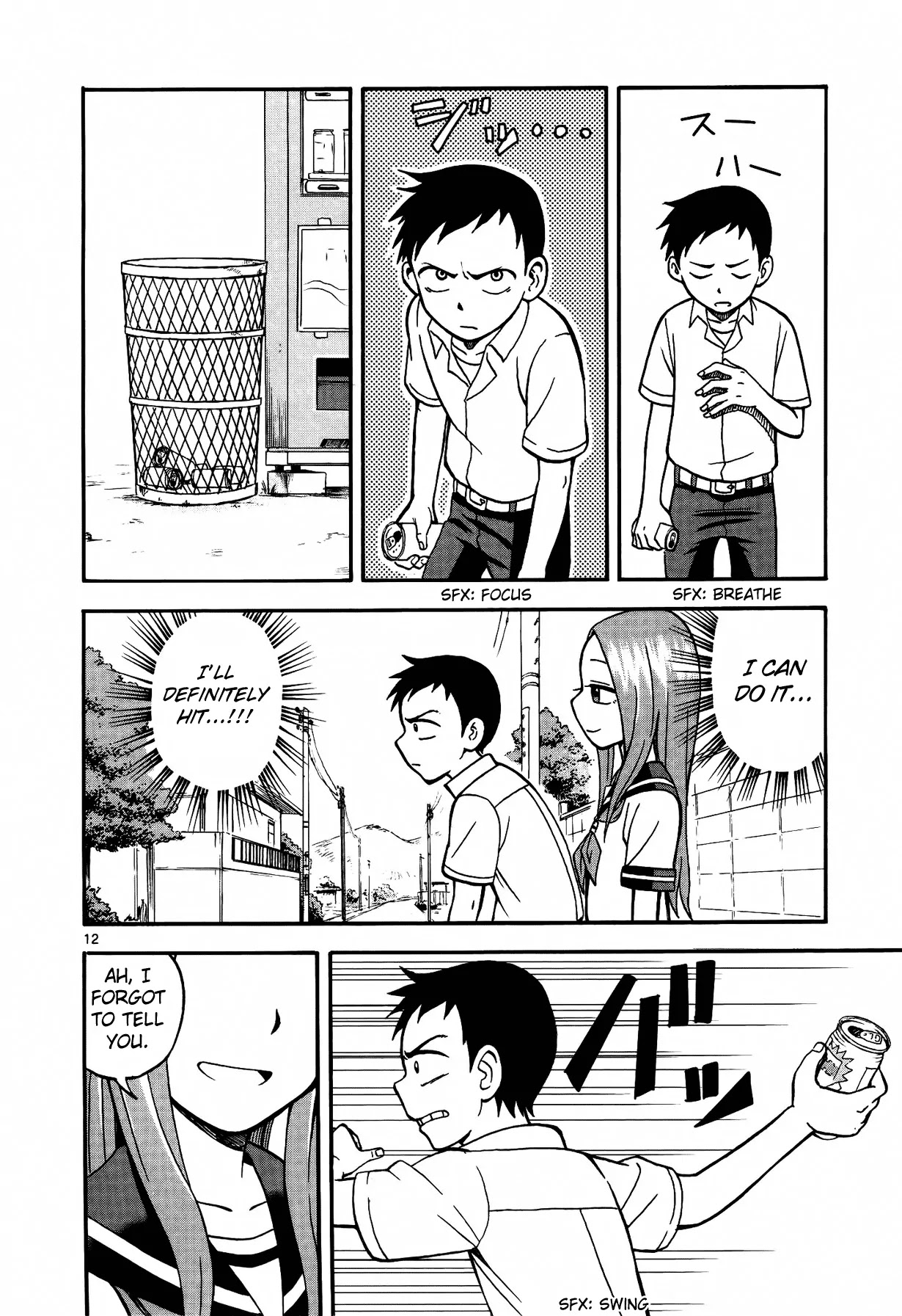 Karakai Jouzu no Takagi-san Chapter 5 page 13 - Chapter 5: Empty cans