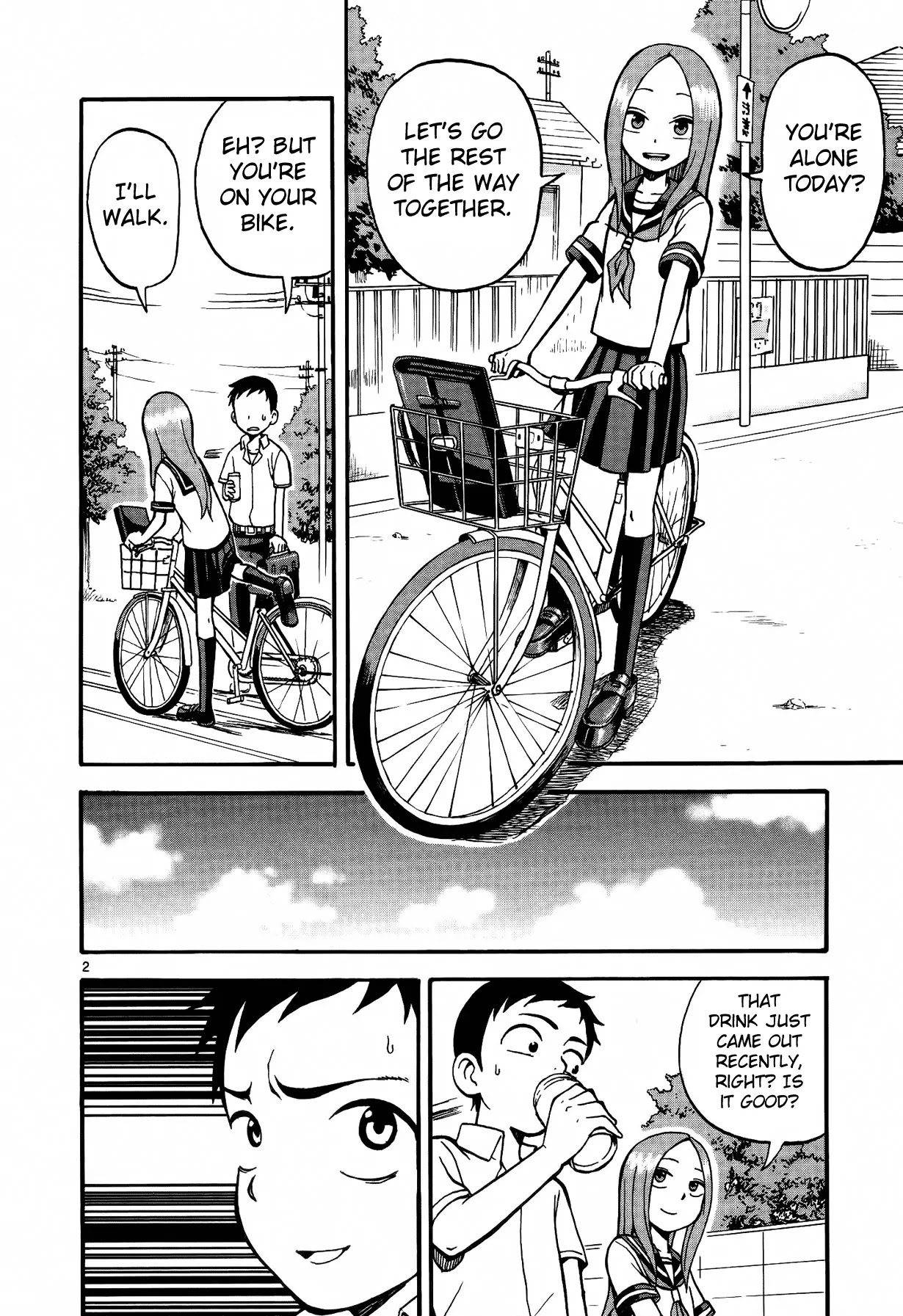 Karakai Jouzu no Takagi-san Chapter 5 page 3 - Chapter 5: Empty cans