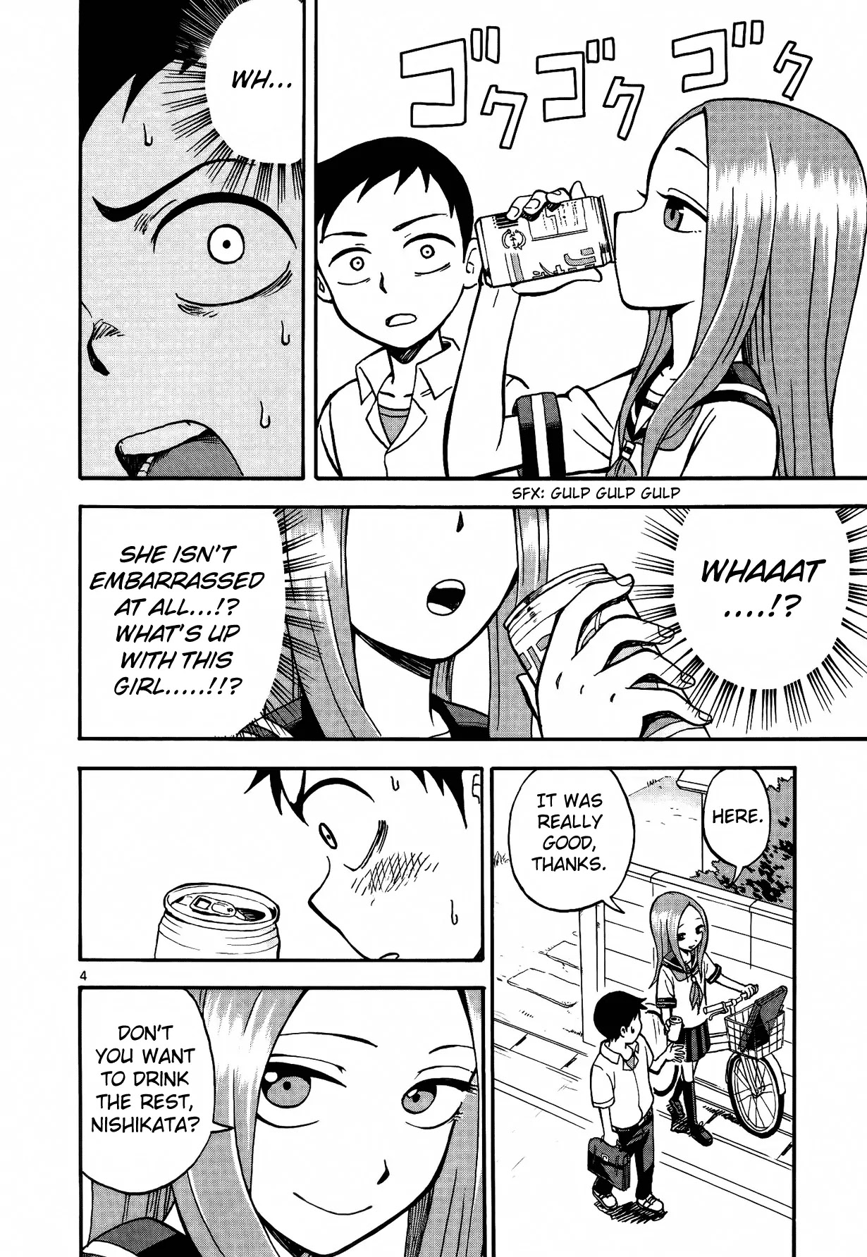 Karakai Jouzu no Takagi-san Chapter 5 page 5 - Chapter 5: Empty cans