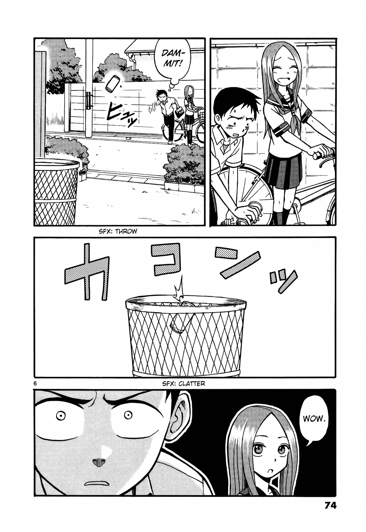 Karakai Jouzu no Takagi-san Chapter 5 page 7 - Chapter 5: Empty cans