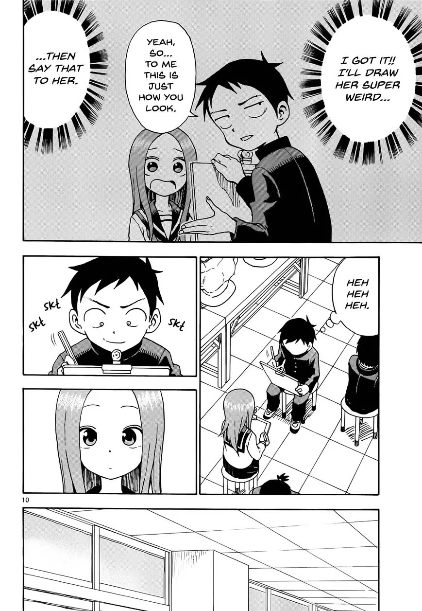 Karakai Jouzu no Takagi-san Chapter 50 page 10 - Chapter 50: Portrait