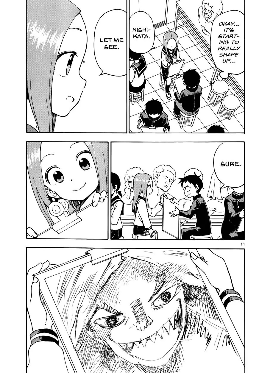 Karakai Jouzu no Takagi-san Chapter 50 page 11 - Chapter 50: Portrait