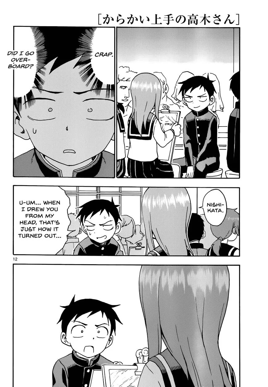 Karakai Jouzu no Takagi-san Chapter 50 page 12 - Chapter 50: Portrait