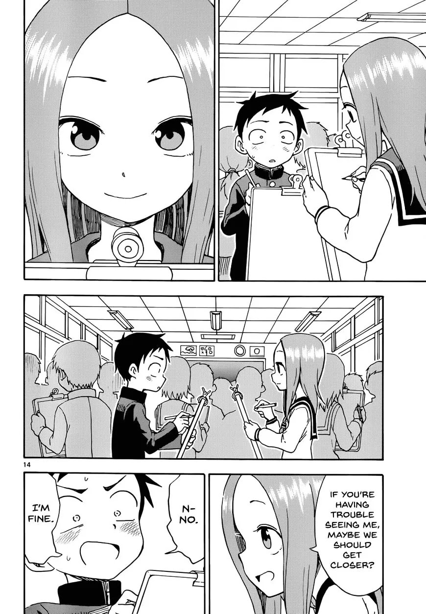 Karakai Jouzu no Takagi-san Chapter 50 page 14 - Chapter 50: Portrait