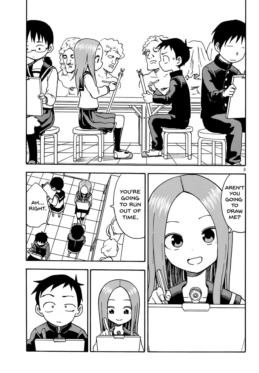 Karakai Jouzu no Takagi-san Chapter 50 page 3 - Chapter 50: Portrait