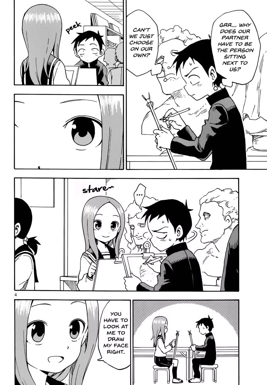 Karakai Jouzu no Takagi-san Chapter 50 page 4 - Chapter 50: Portrait