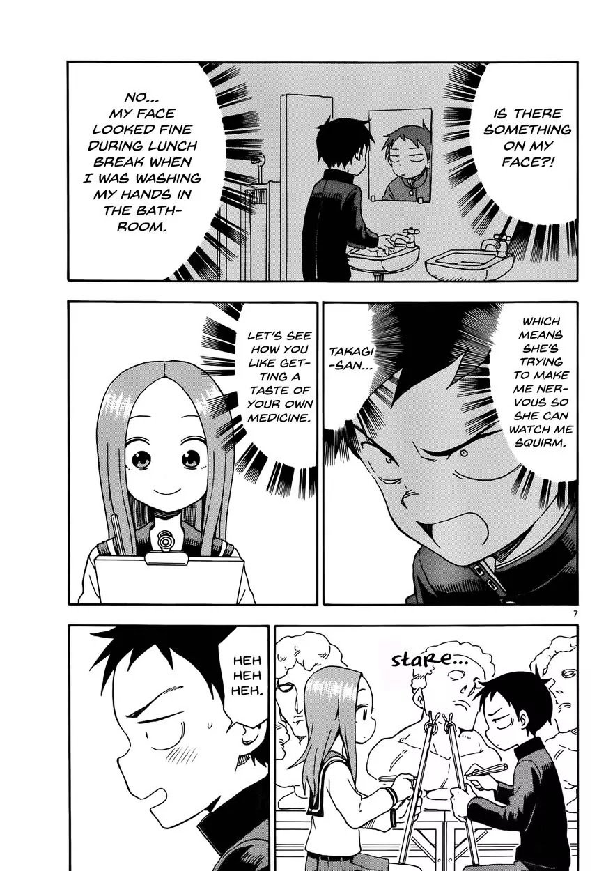 Karakai Jouzu no Takagi-san Chapter 50 page 7 - Chapter 50: Portrait