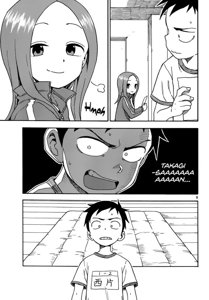 Karakai Jouzu no Takagi-san Chapter 51 page 10 - Chapter 51: Fitness Test