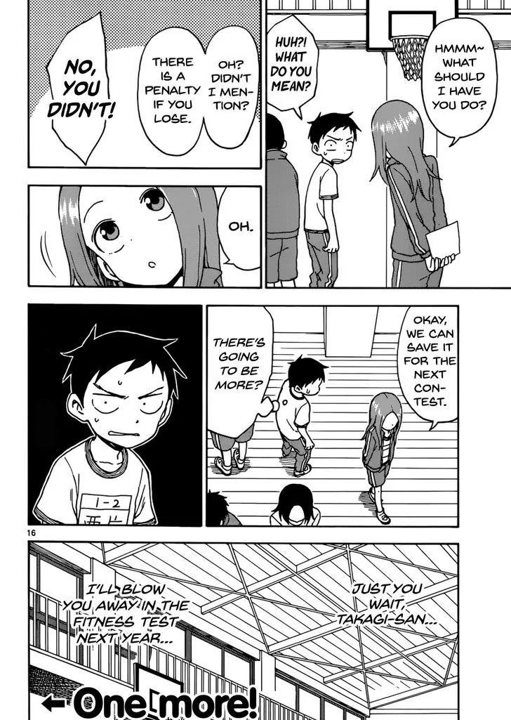 Karakai Jouzu no Takagi-san Chapter 51 page 17 - Chapter 51: Fitness Test