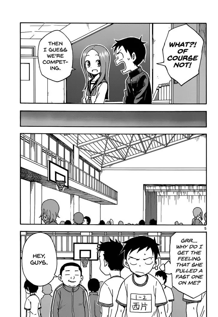 Karakai Jouzu no Takagi-san Chapter 51 page 6 - Chapter 51: Fitness Test