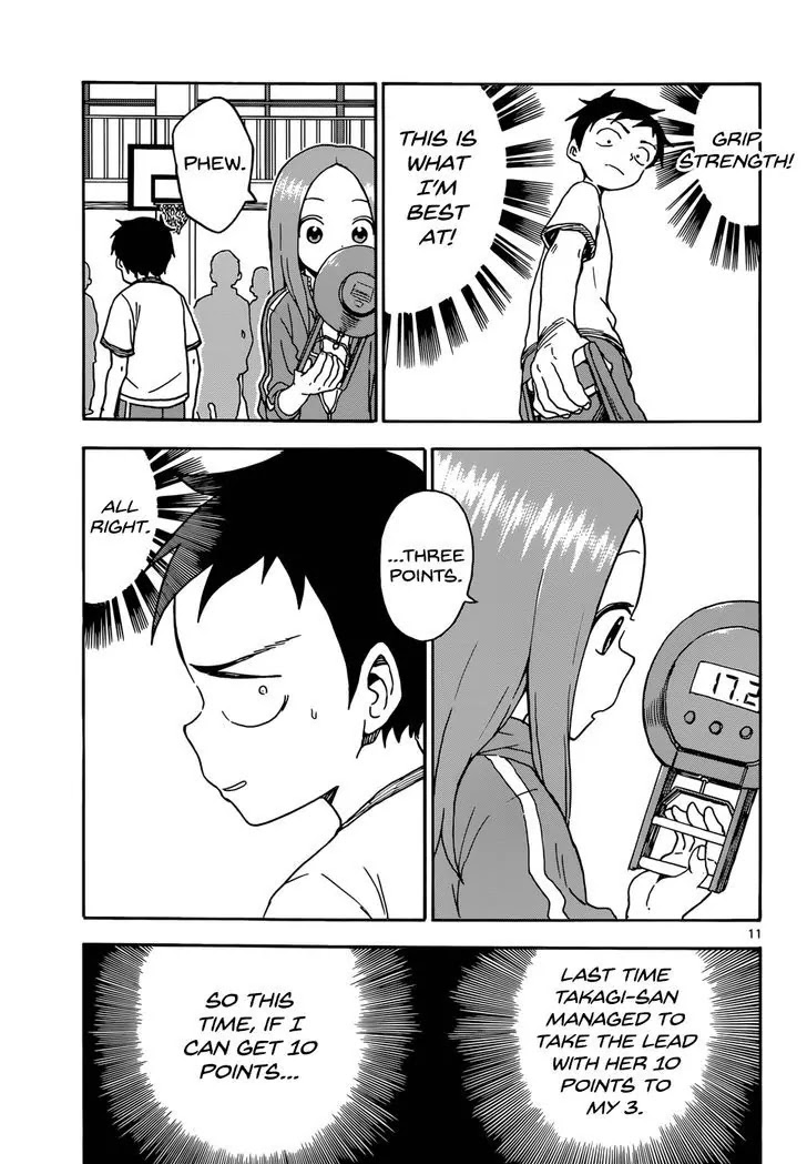 Karakai Jouzu no Takagi-san Chapter 52 page 11 - Chapter 52: Revenge