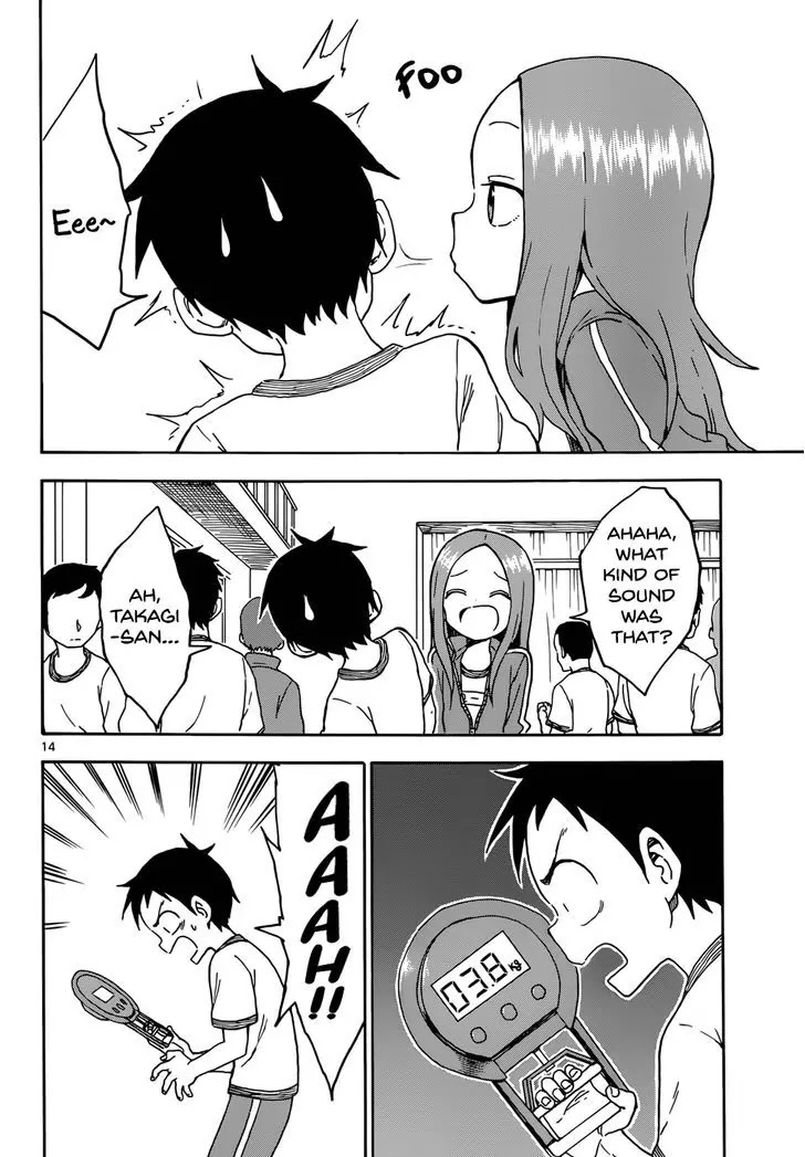 Karakai Jouzu no Takagi-san Chapter 52 page 14 - Chapter 52: Revenge