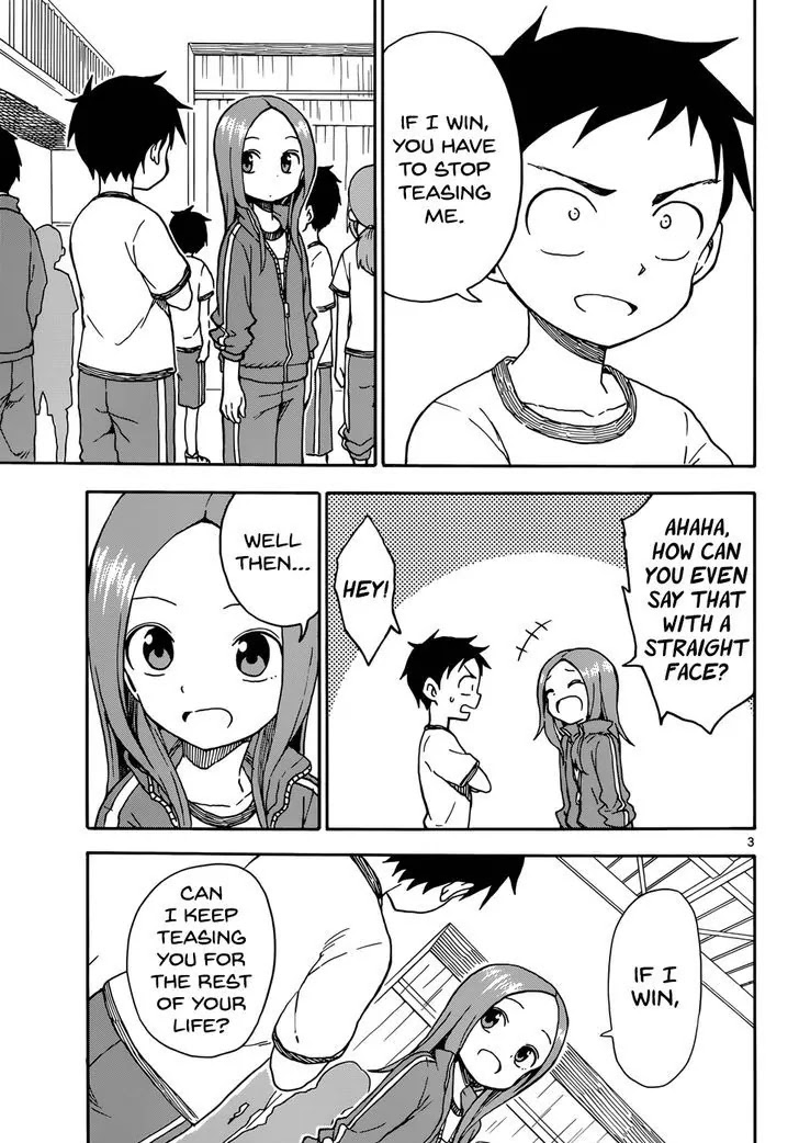 Karakai Jouzu no Takagi-san Chapter 52 page 3 - Chapter 52: Revenge