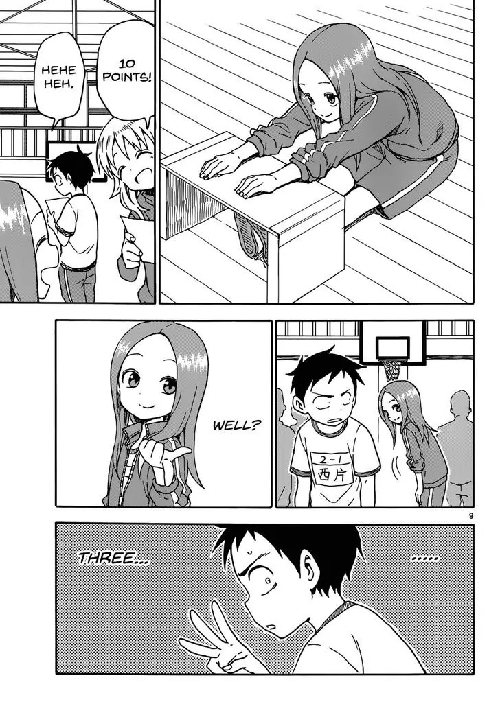 Karakai Jouzu no Takagi-san Chapter 52 page 9 - Chapter 52: Revenge