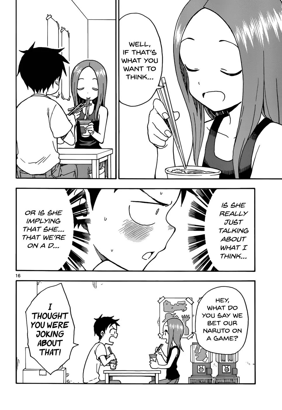 Karakai Jouzu no Takagi-san Chapter 53 page 16 - Chapter 53: Date