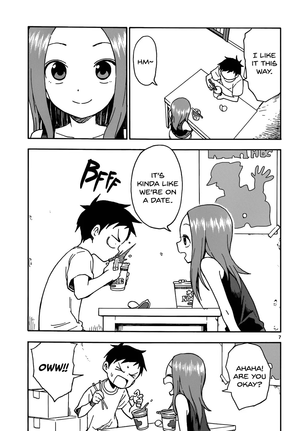 Karakai Jouzu no Takagi-san Chapter 53 page 7 - Chapter 53: Date
