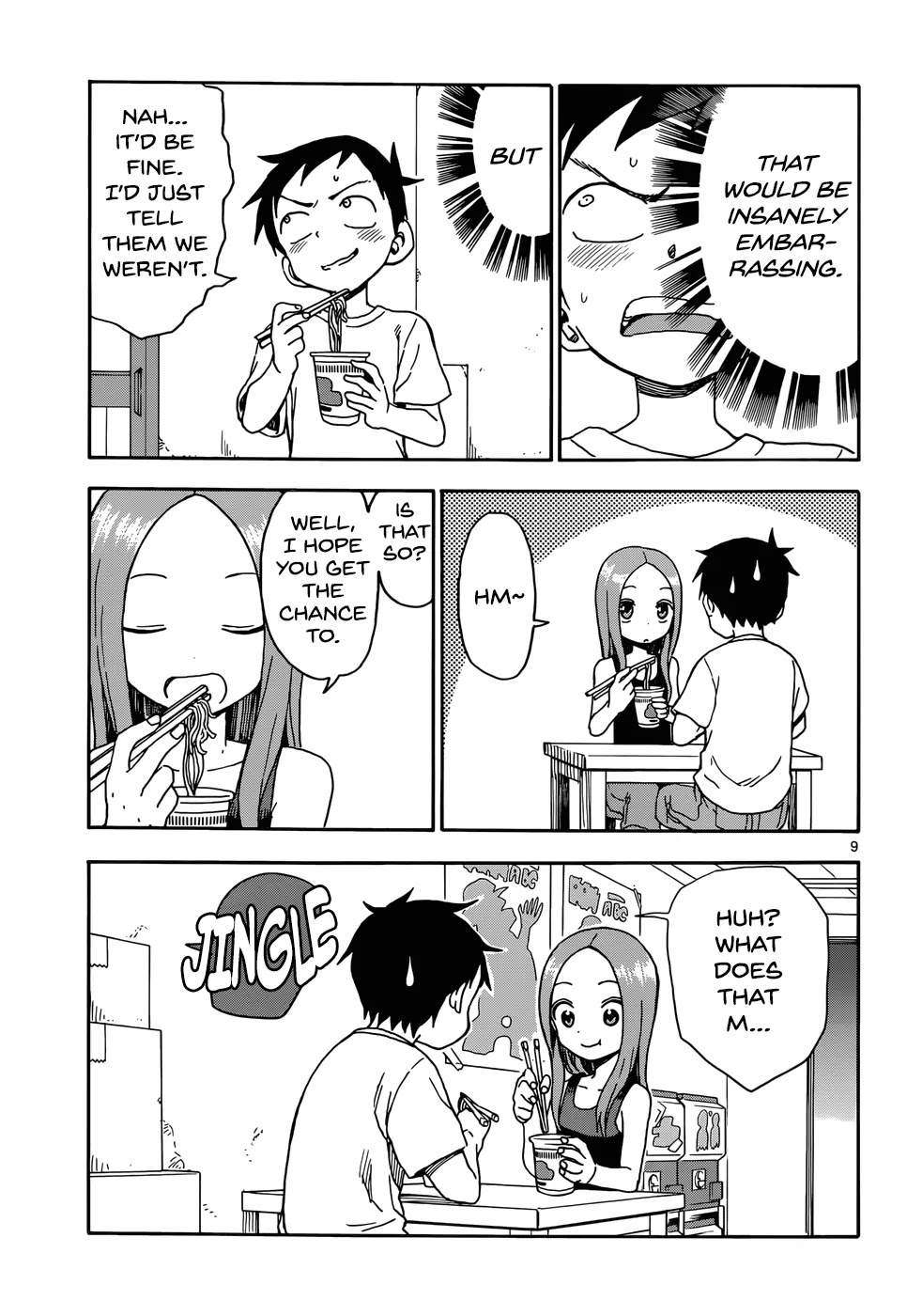 Karakai Jouzu no Takagi-san Chapter 53 page 9 - Chapter 53: Date