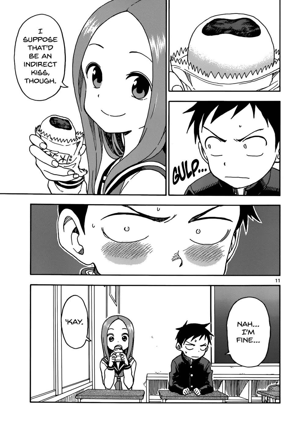 Karakai Jouzu no Takagi-san Chapter 54 page 11 - Chapter 54: Daifuku