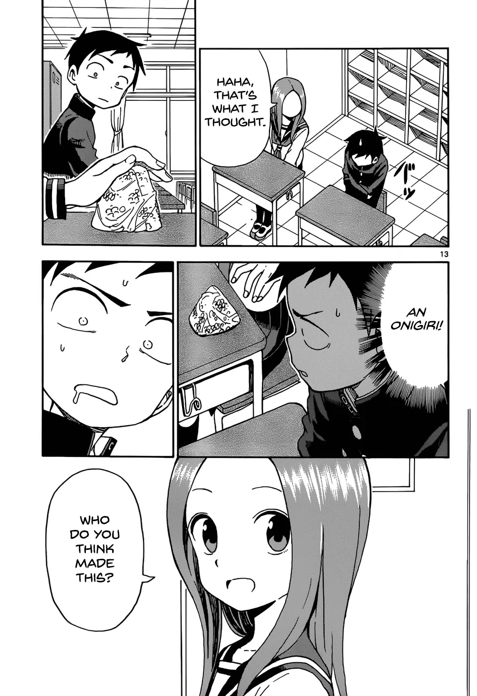 Karakai Jouzu no Takagi-san Chapter 54 page 13 - Chapter 54: Daifuku