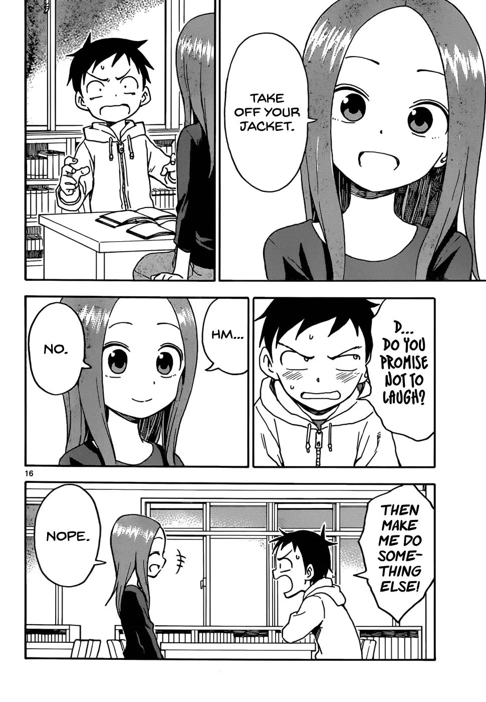 Karakai Jouzu no Takagi-san Chapter 55 page 16 - Chapter 55: T-Shirt