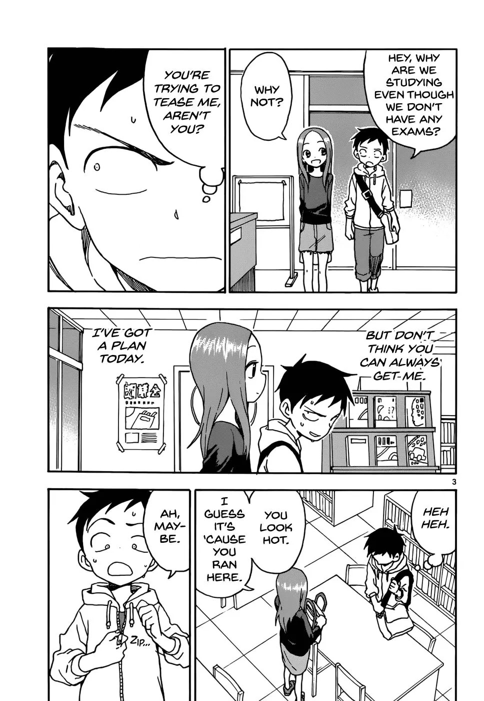 Karakai Jouzu no Takagi-san Chapter 55 page 3 - Chapter 55: T-Shirt