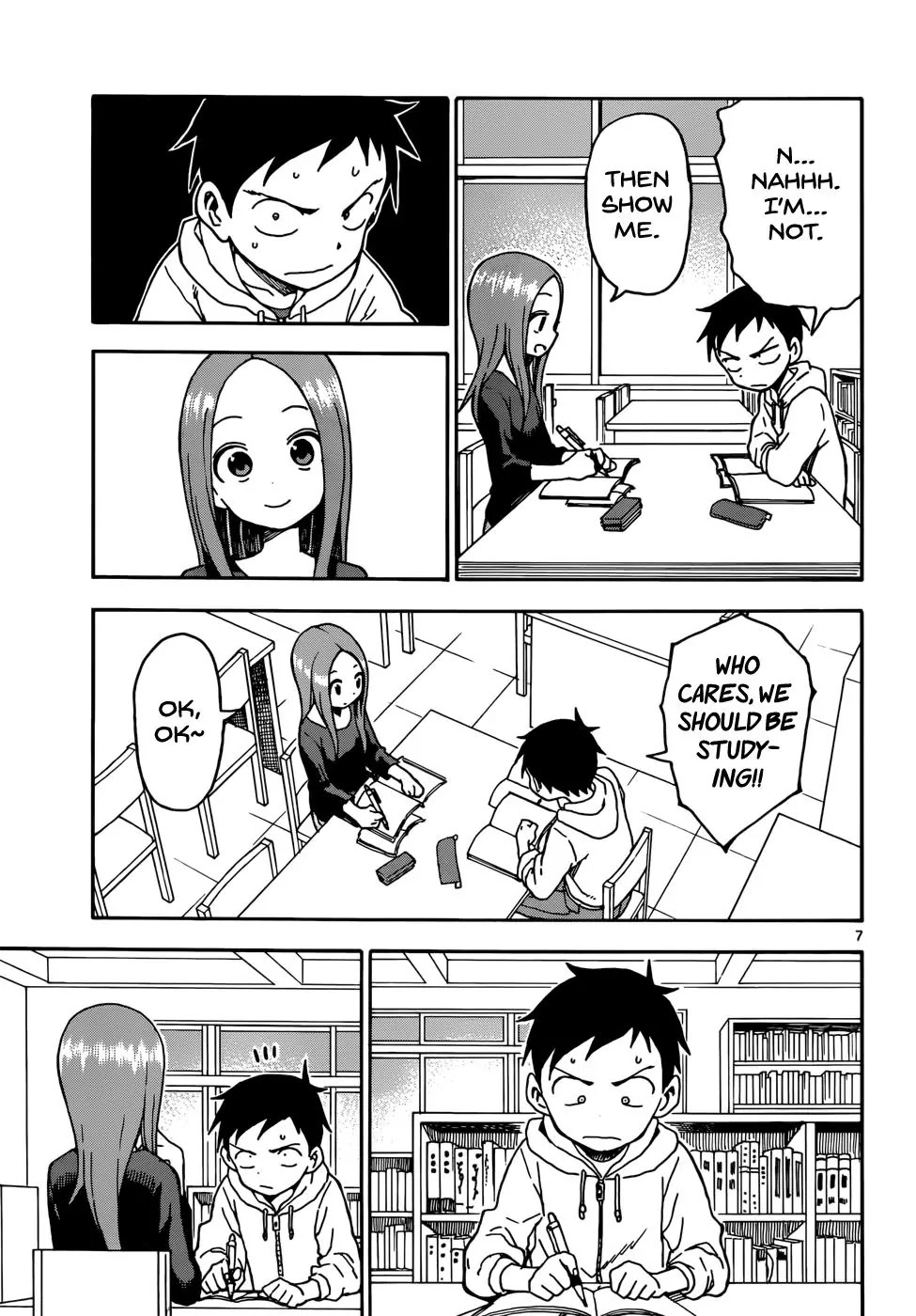 Karakai Jouzu no Takagi-san Chapter 55 page 7 - Chapter 55: T-Shirt