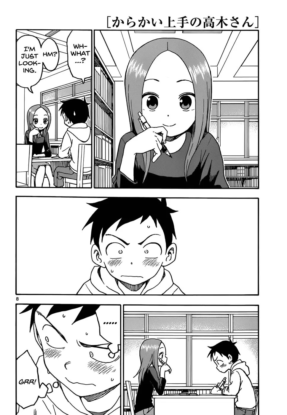 Karakai Jouzu no Takagi-san Chapter 55 page 8 - Chapter 55: T-Shirt