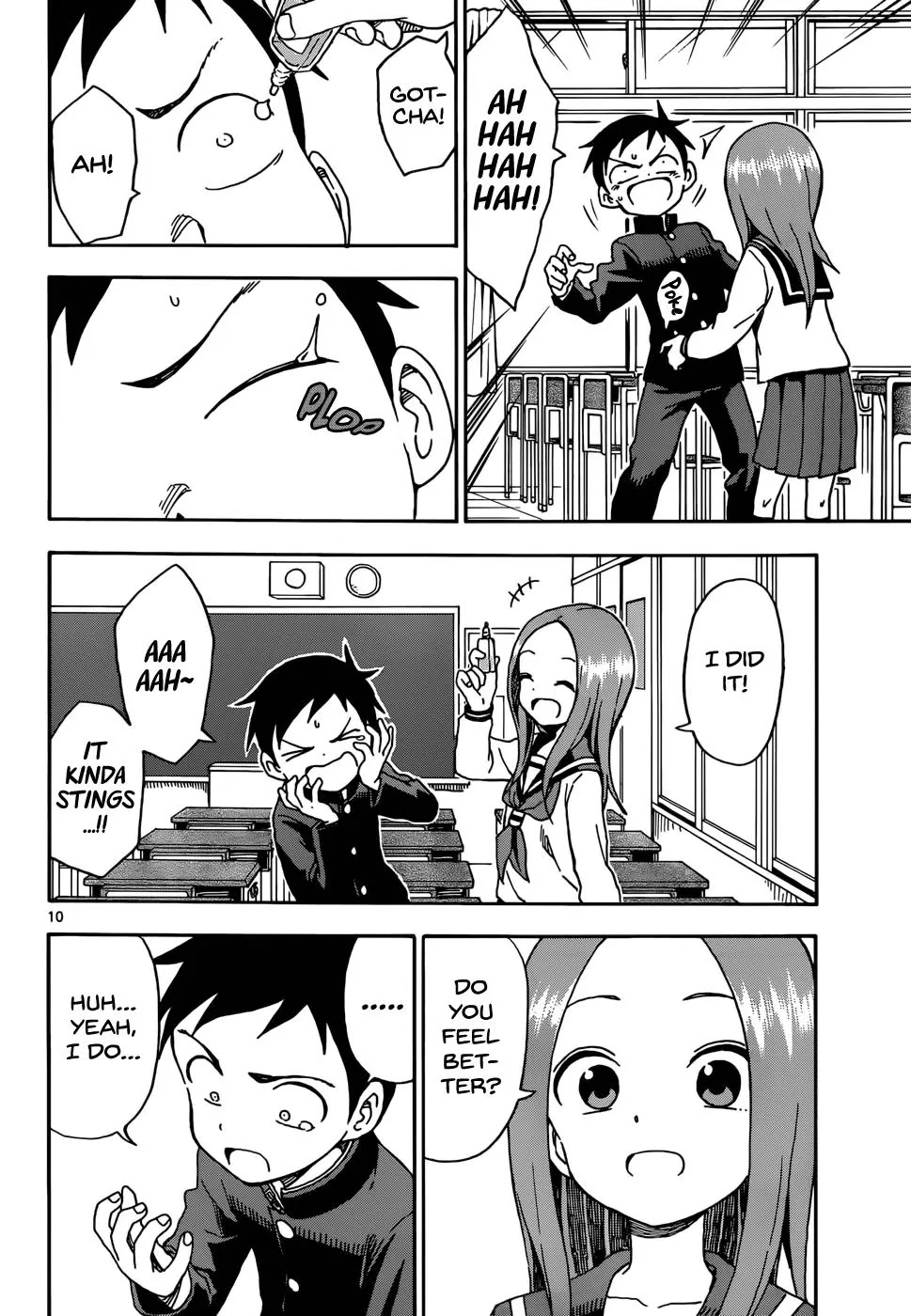 Karakai Jouzu no Takagi-san Chapter 56 page 10 - Chapter 56: Eyedrops