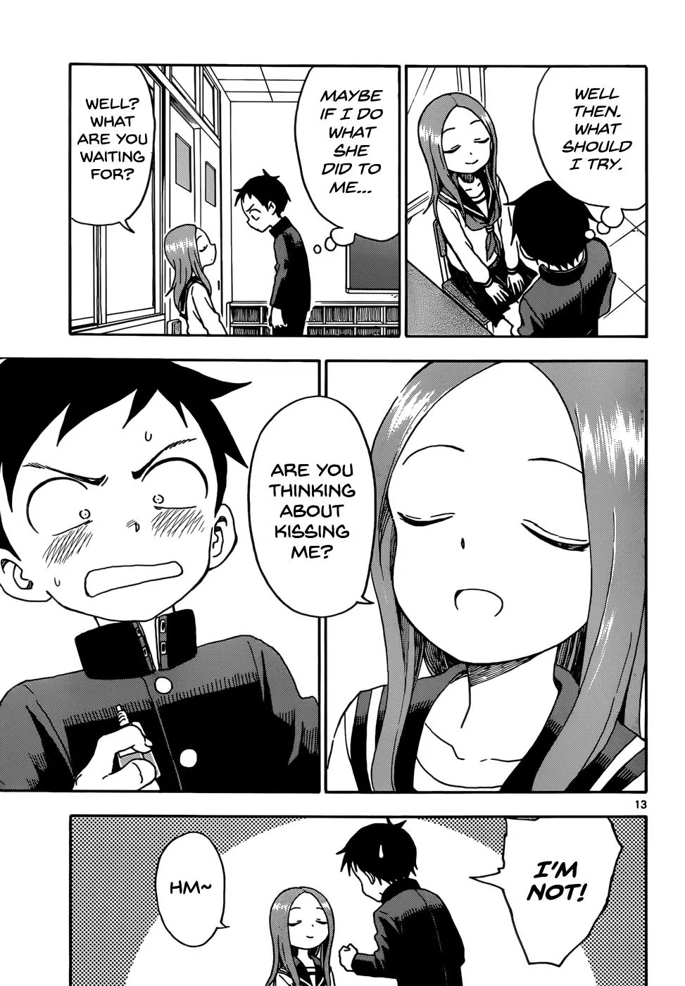 Karakai Jouzu no Takagi-san Chapter 56 page 13 - Chapter 56: Eyedrops