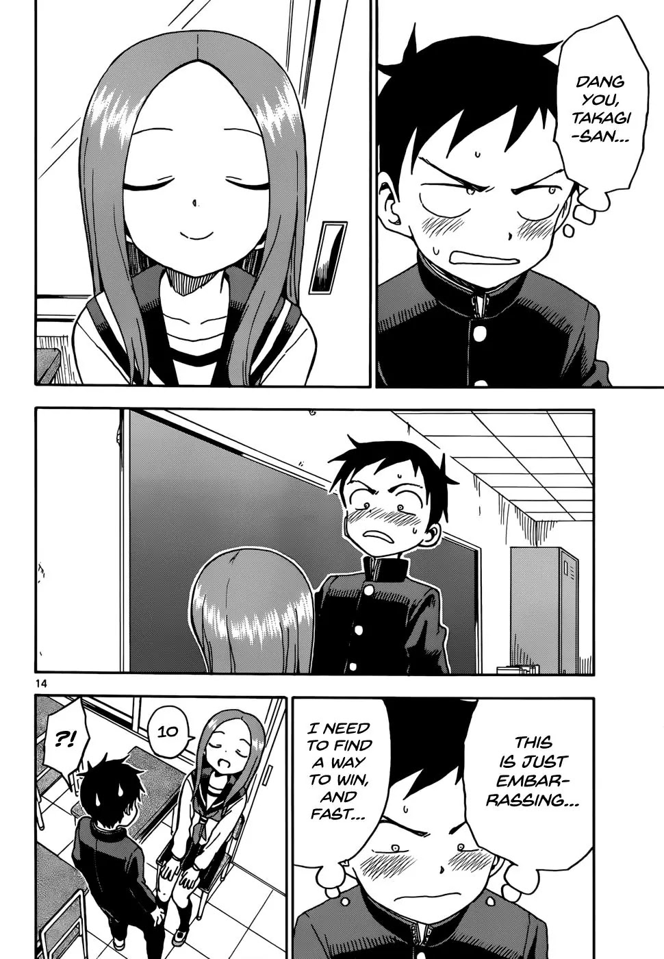 Karakai Jouzu no Takagi-san Chapter 56 page 14 - Chapter 56: Eyedrops