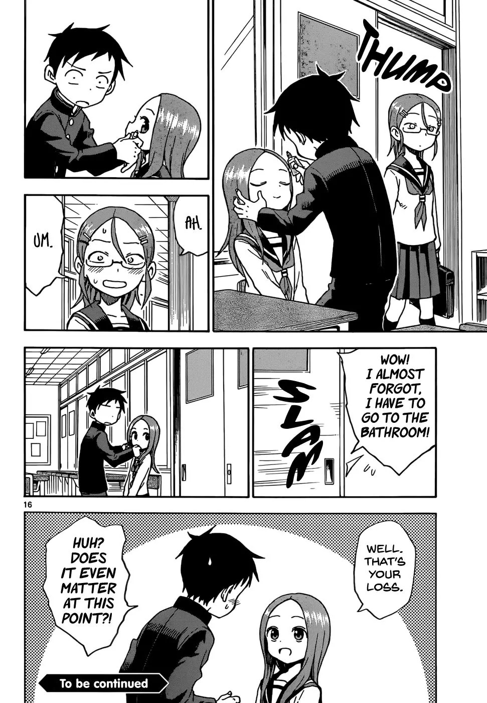 Karakai Jouzu no Takagi-san Chapter 56 page 16 - Chapter 56: Eyedrops