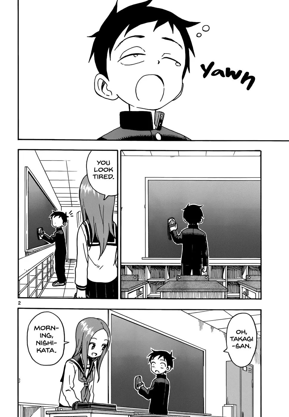 Karakai Jouzu no Takagi-san Chapter 56 page 2 - Chapter 56: Eyedrops