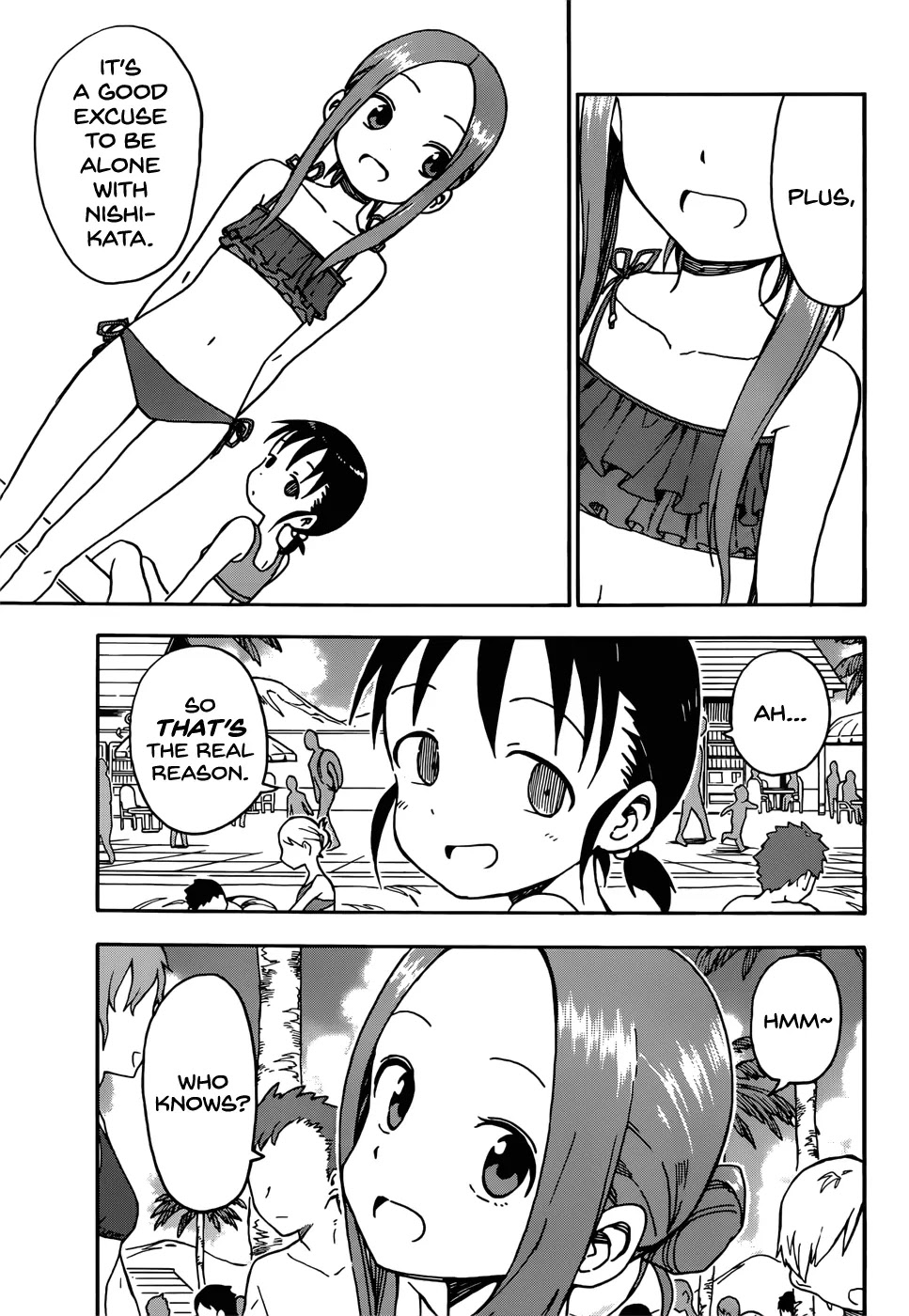 Karakai Jouzu no Takagi-san Chapter 57 page 15 - Chapter 57: Pool (Part 1)