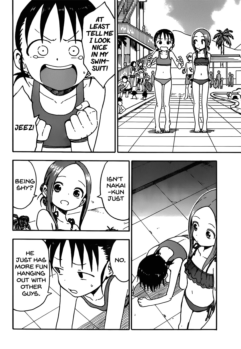 Karakai Jouzu no Takagi-san Chapter 57 page 6 - Chapter 57: Pool (Part 1)