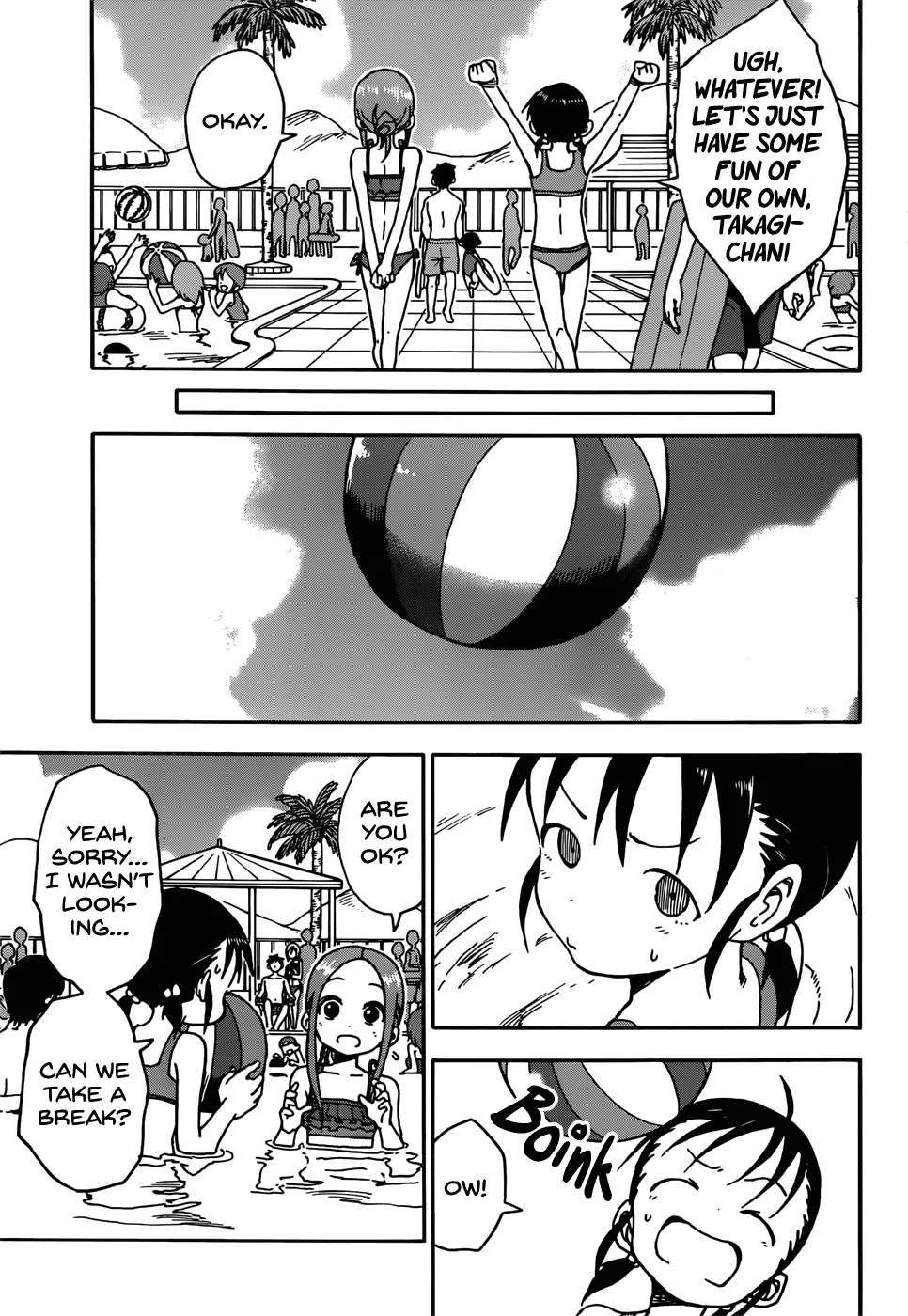 Karakai Jouzu no Takagi-san Chapter 57 page 7 - Chapter 57: Pool (Part 1)