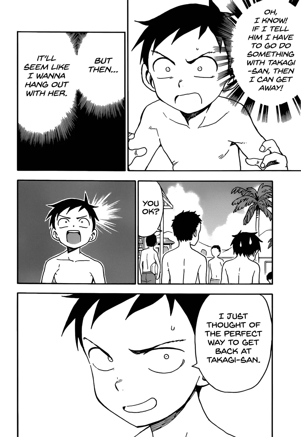 Karakai Jouzu no Takagi-san Chapter 58 page 10 - Chapter 58: Pool (Part 2)