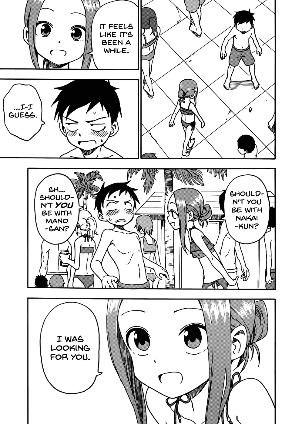 Karakai Jouzu no Takagi-san Chapter 58 page 13 - Chapter 58: Pool (Part 2)