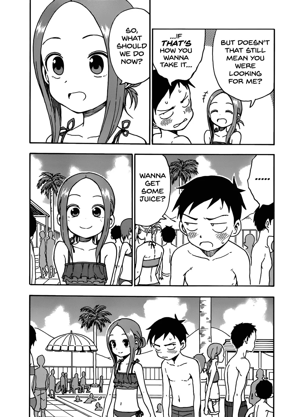 Karakai Jouzu no Takagi-san Chapter 58 page 15 - Chapter 58: Pool (Part 2)