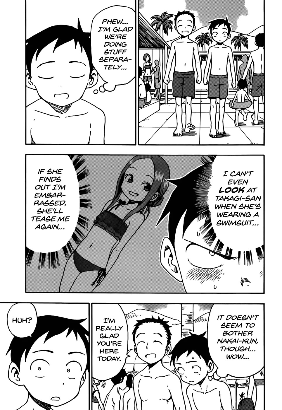 Karakai Jouzu no Takagi-san Chapter 58 page 3 - Chapter 58: Pool (Part 2)