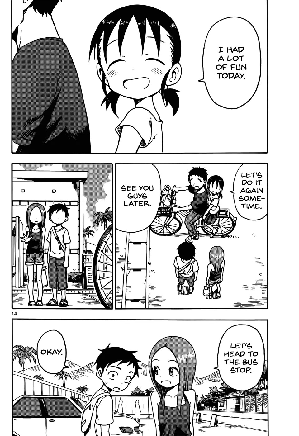 Karakai Jouzu no Takagi-san Chapter 59 page 14 - Chapter 59: Pool (Part 3)