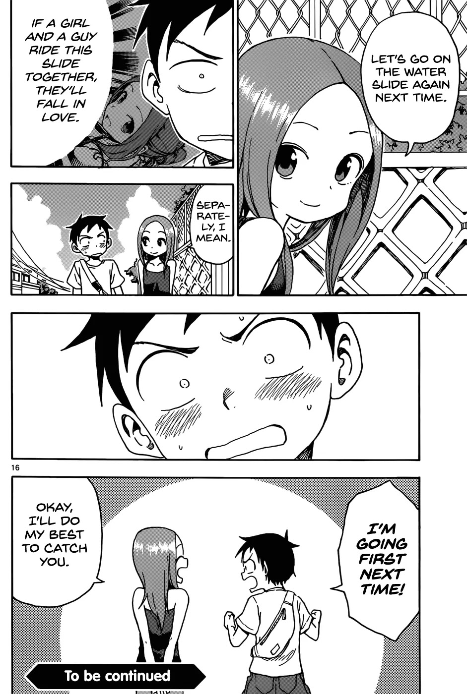 Karakai Jouzu no Takagi-san Chapter 59 page 16 - Chapter 59: Pool (Part 3)