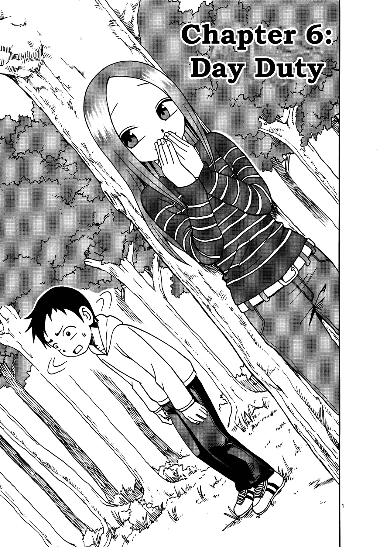 Karakai Jouzu no Takagi-san Chapter 6 page 2 - Chapter 6 : Daty Duty