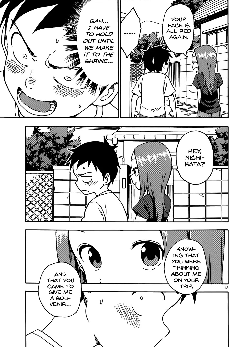 Karakai Jouzu no Takagi-san Chapter 60 page 9 - Chapter 60: Souvenir