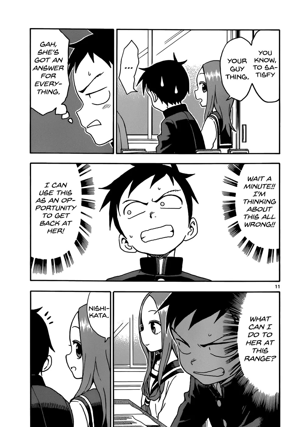 Karakai Jouzu no Takagi-san Chapter 61 page 11 - Chapter 61: Textbook