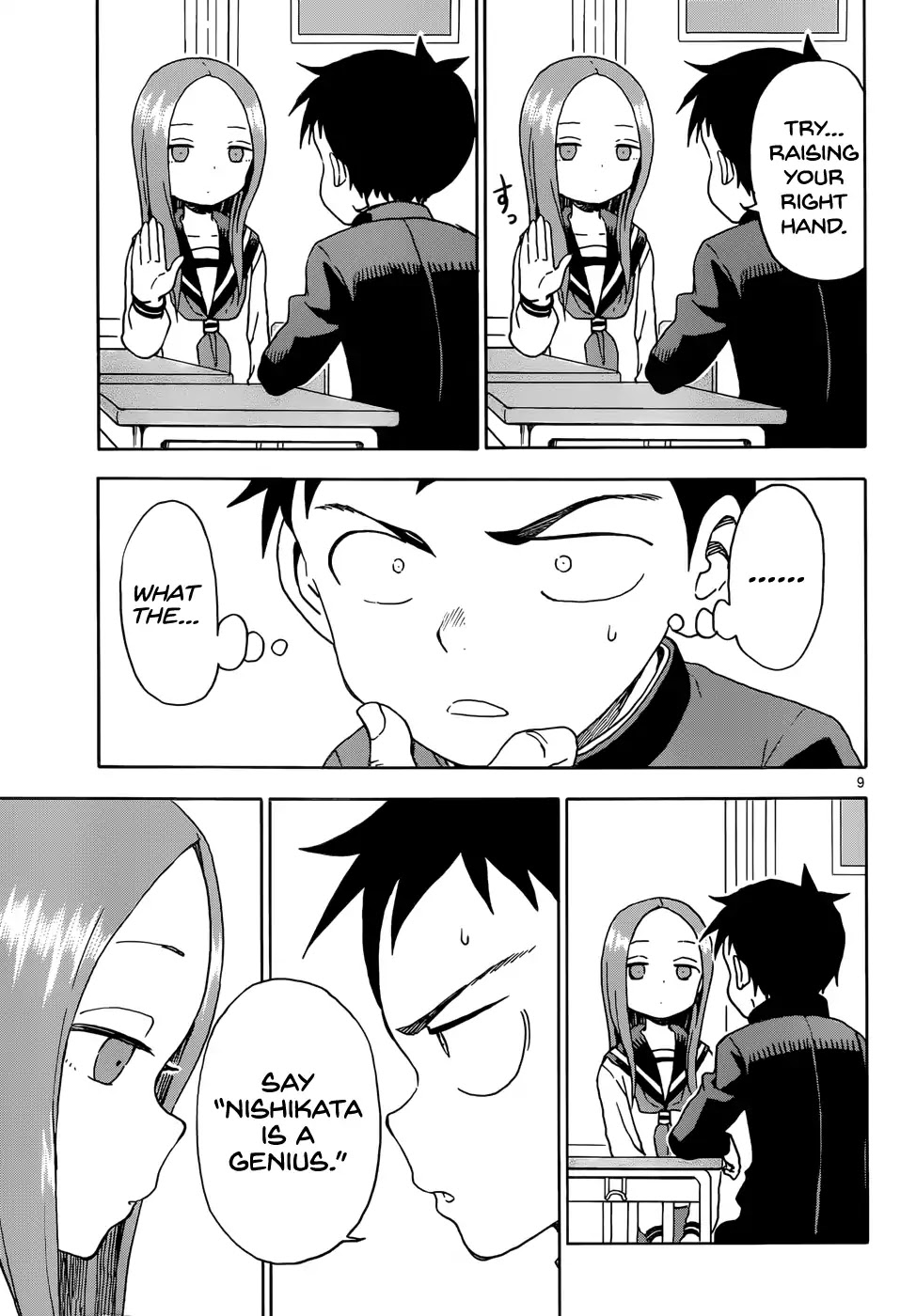 Karakai Jouzu no Takagi-san Chapter 63 page 10 - Chapter 63: Hypnotism