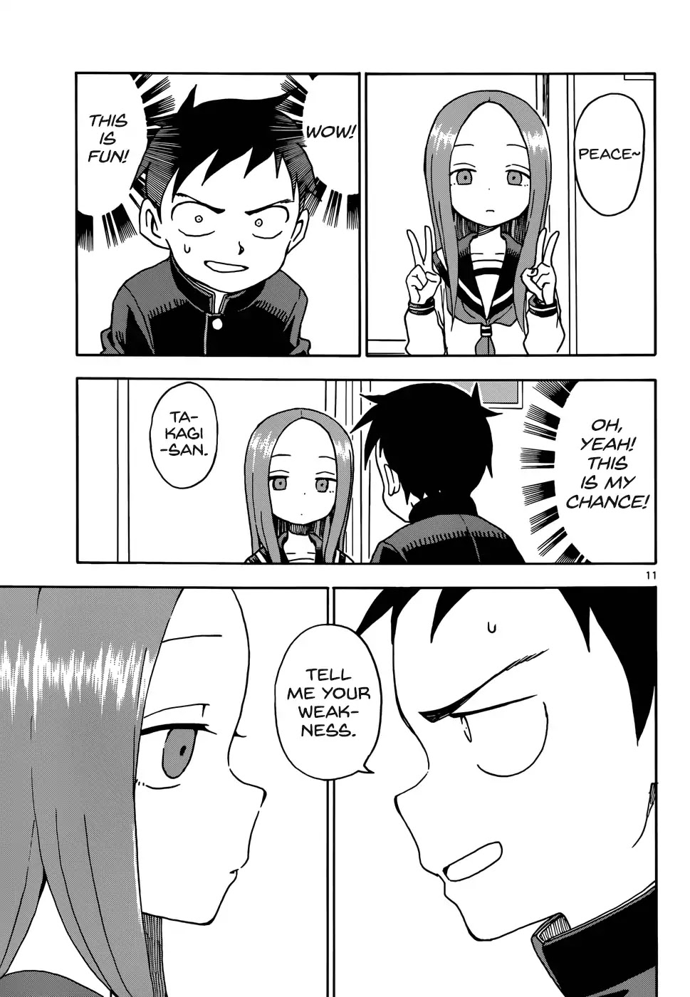 Karakai Jouzu no Takagi-san Chapter 63 page 12 - Chapter 63: Hypnotism