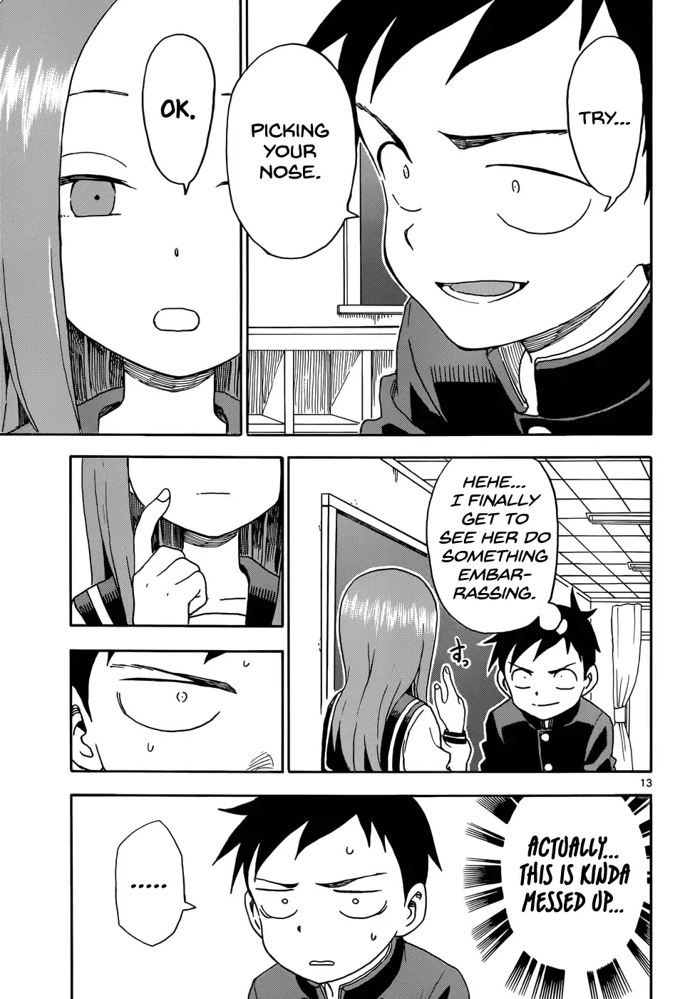 Karakai Jouzu no Takagi-san Chapter 63 page 14 - Chapter 63: Hypnotism