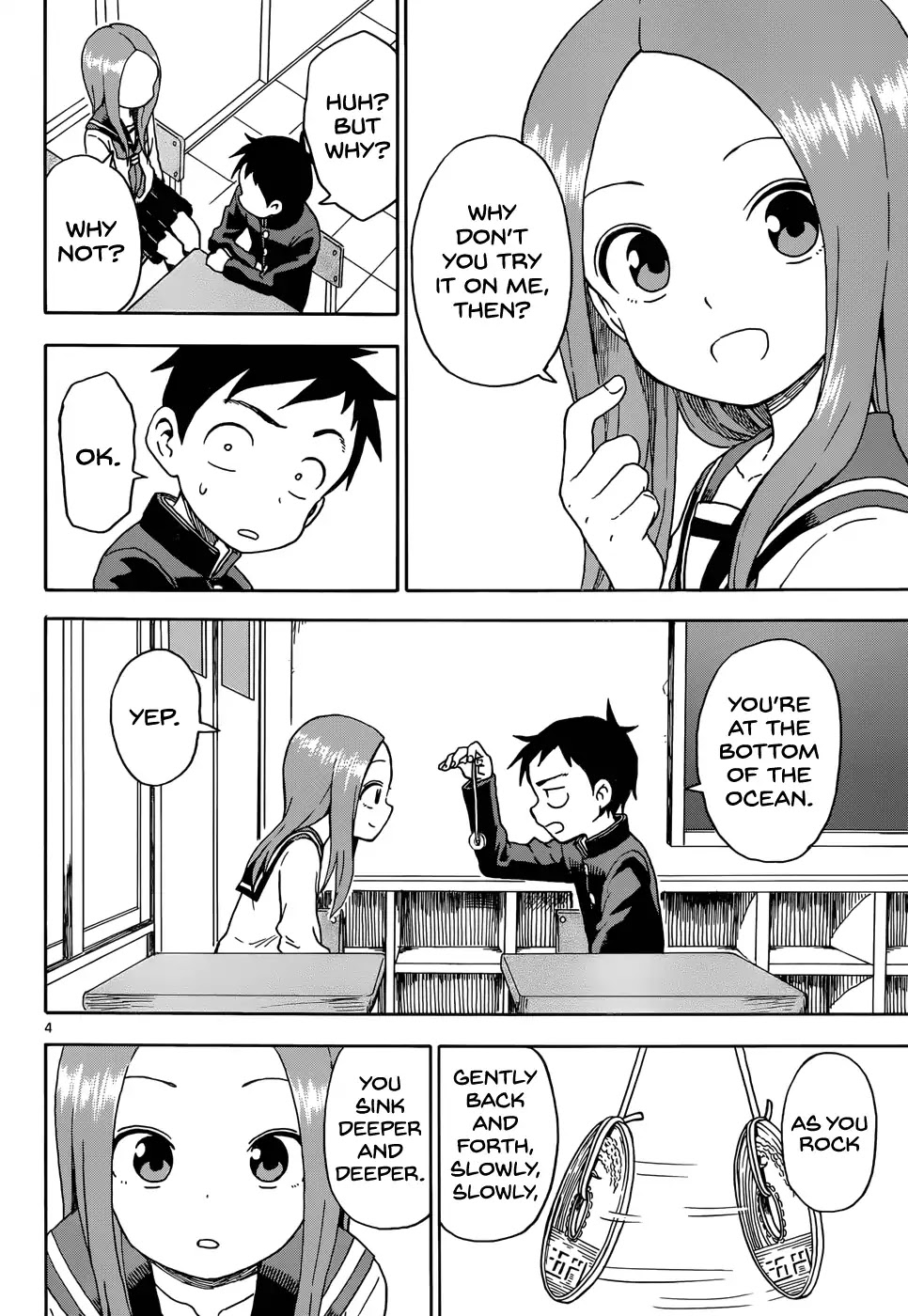 Karakai Jouzu no Takagi-san Chapter 63 page 5 - Chapter 63: Hypnotism