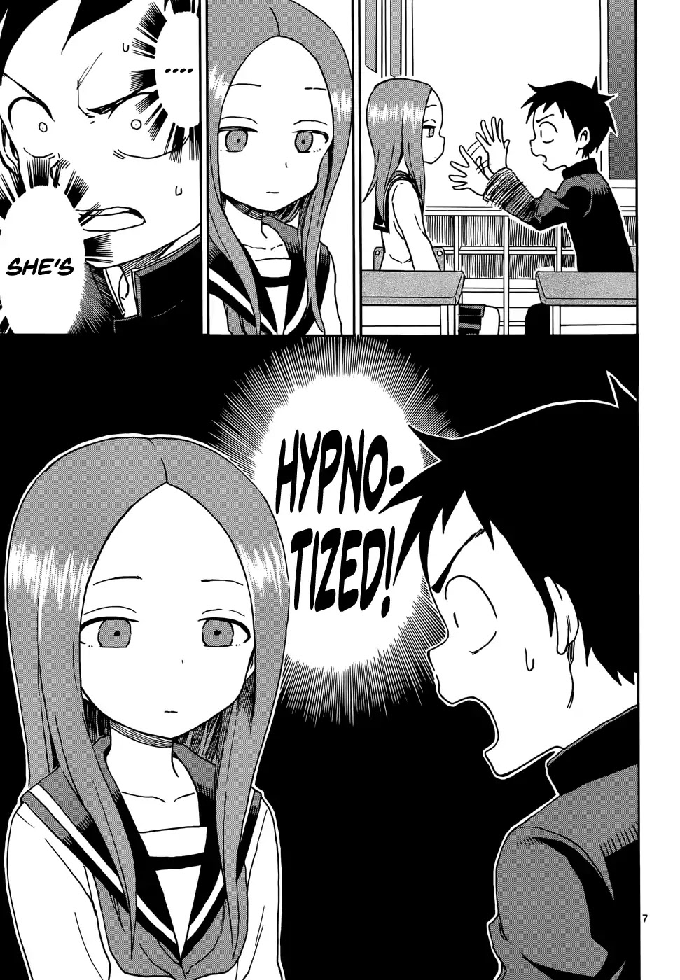 Karakai Jouzu no Takagi-san Chapter 63 page 8 - Chapter 63: Hypnotism